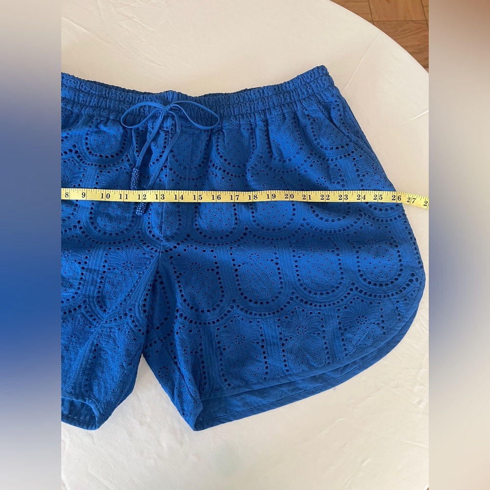 FARM Rio Blue Pineapple Eyelet Shorts - Picture 5 of 9